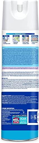 Lysol Lysol Disinfectant Spray, Sanitizing Spray, For Disinfecting and Deodorizing, Crisp Linen, 19 Fl. Oz (Pack of 4, 8 Count Total)