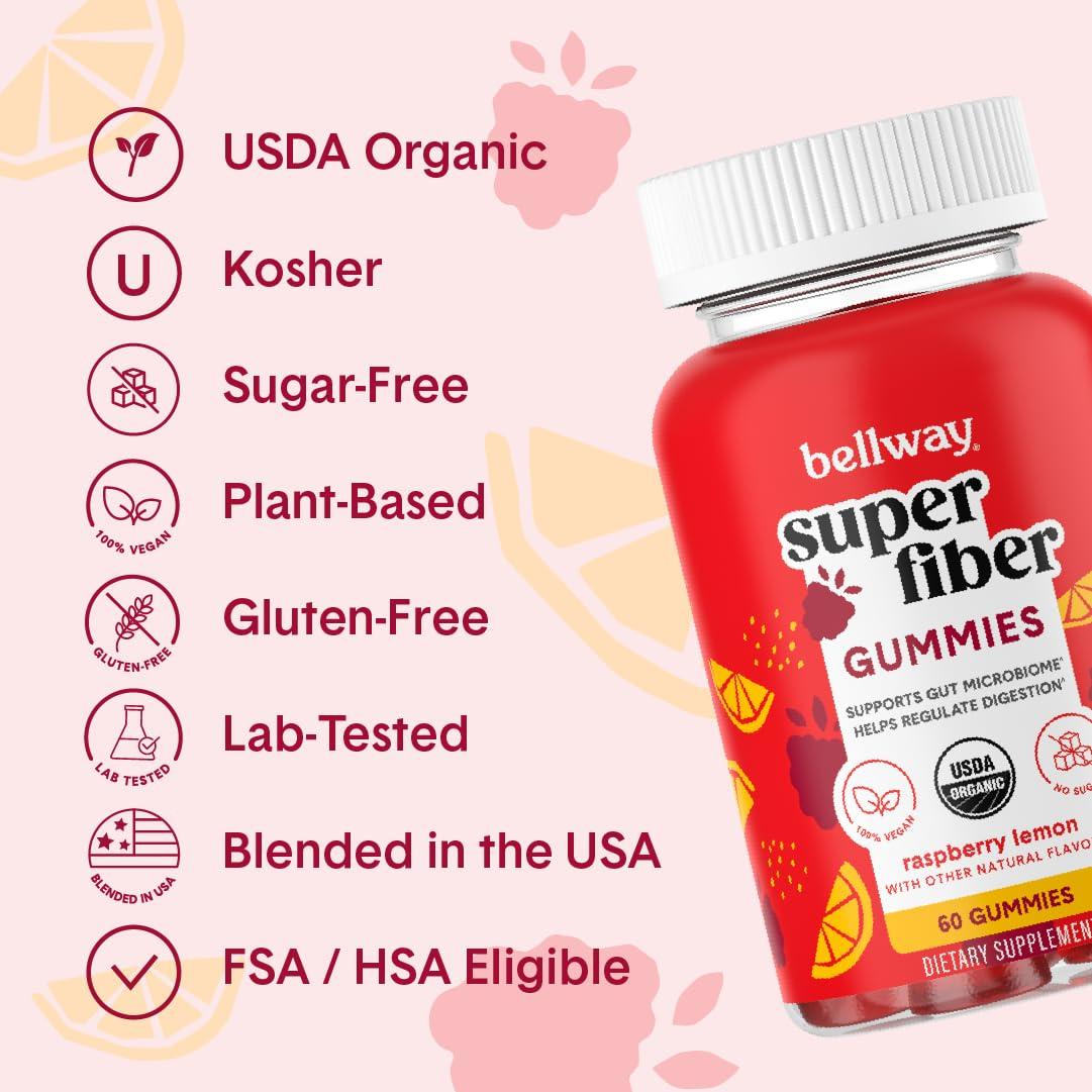 Bellway Bellway Super Fiber Powder + Collagen, Strawberry Lemonade Super Fiber Gummies