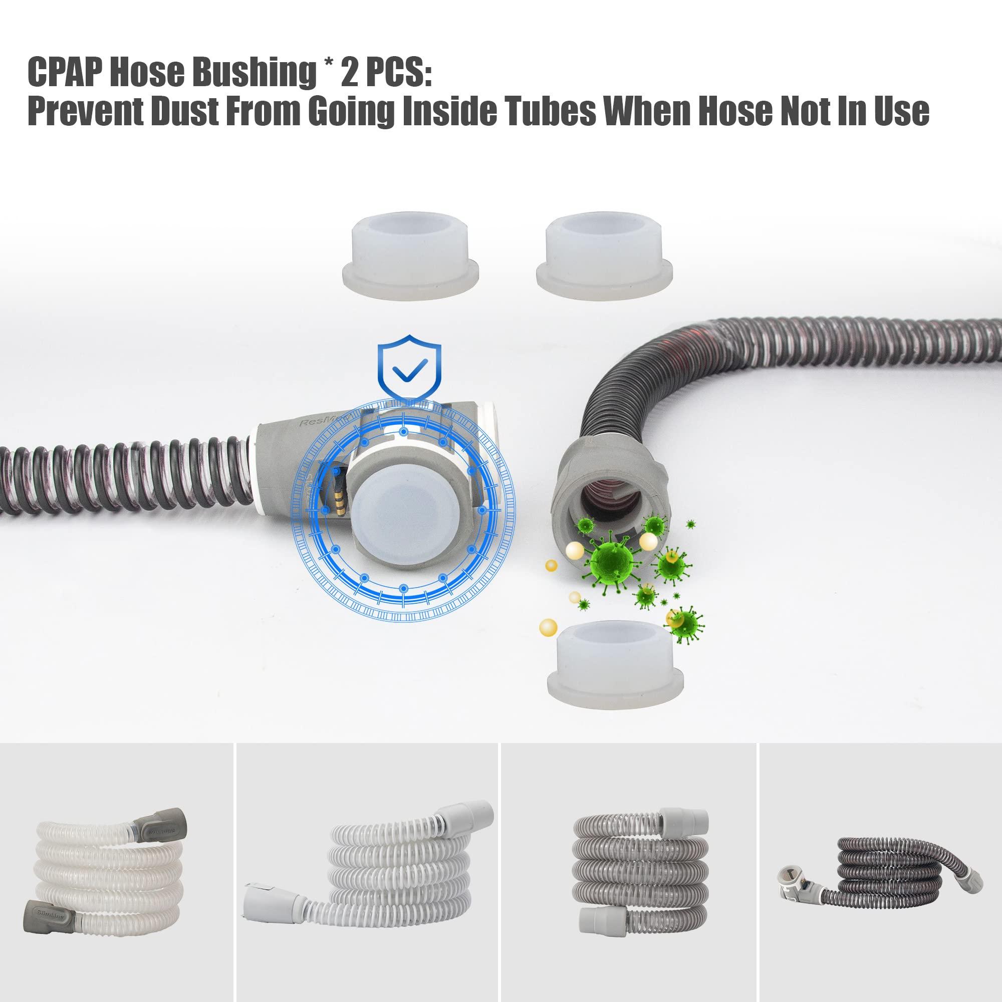 JAKIA CPAP Hose Tube Holder Lifter Clamp Clip Hook Support Bedside Storage Kit_Metal Structure Strong_5.6 ft Max High_Angle Height Adjustable_Prevent Hose Loose Tangle Air Leakage During Sleep