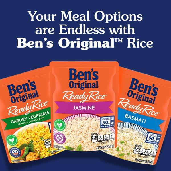 BEN\'S ORIGINAL BEN\'S ORIGINAL Ready Rice Spicy Mexican Style Flavored Rice, Easy Dinner Side, 8.5 oz Pouch (Pack of 12)
