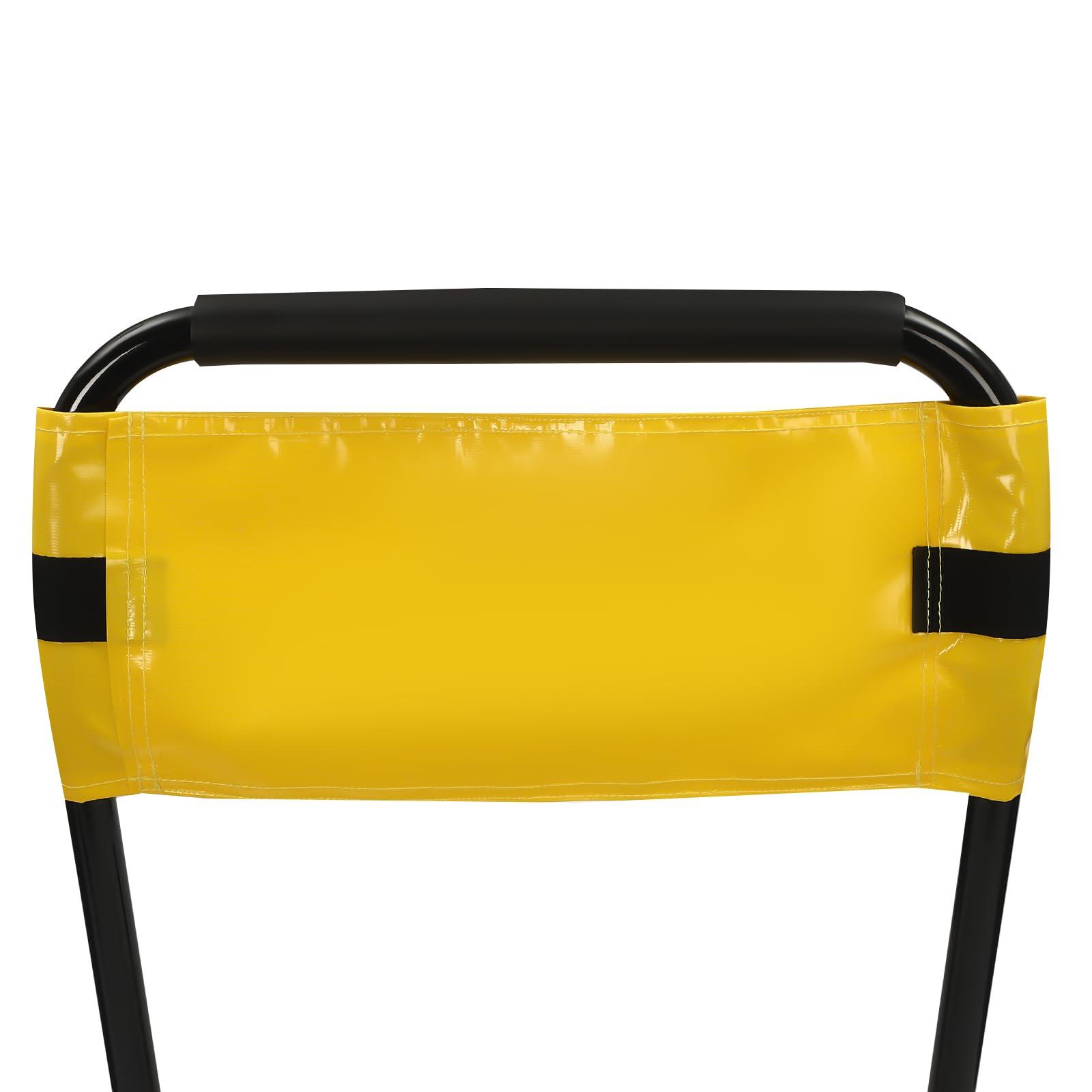 Oiveinya Folding Stair Chair Lift, Aluminium Alloy Chair Lift Stairs Elderly Stair Lifts Assist Devices with 4 Wheels, Portable Foldable Stair Chair Lift for The Seniors Injured Disabled, Load 350Lbs