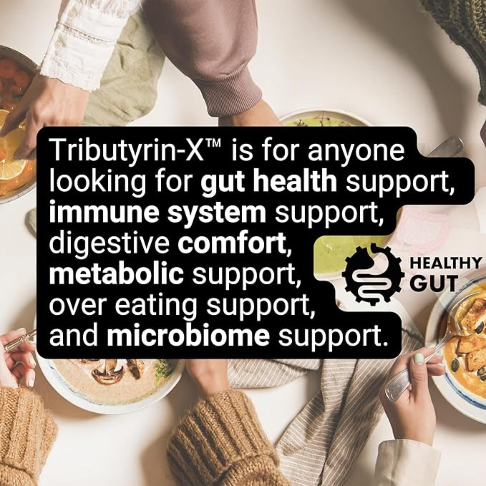 Healthy Gut, LLC Healthy Gut Tributyrin-X | Histamine and Leaky Gut Support | 99% Pure w/ Zero Odor | 90 Servings