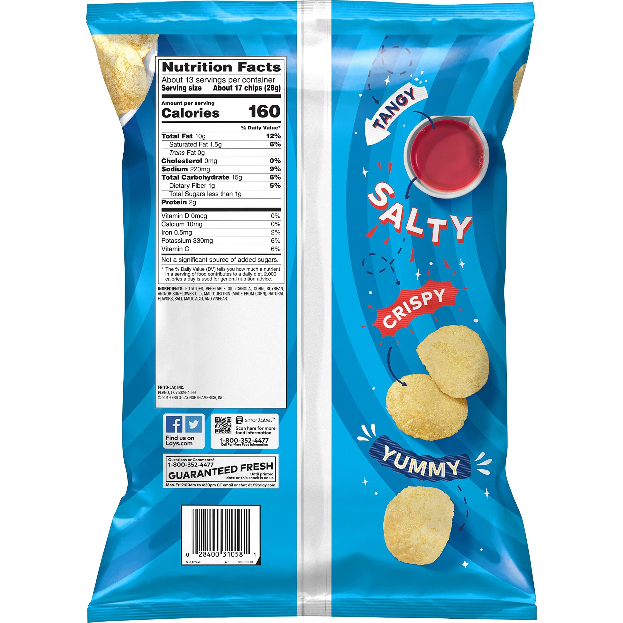 Lay's Lay's Potato Chips Salt & Vinegar, 12.5 Oz