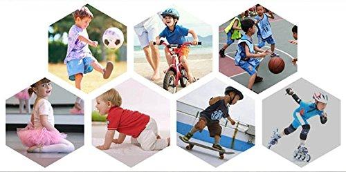 MINILUJIA MINILUJIA 2PCS/Pair Children Elbow Pad Cover Tight Non-slip Sponge Sleeves Breathable Flexible Elastic Kid Elbow Brace Support Protector