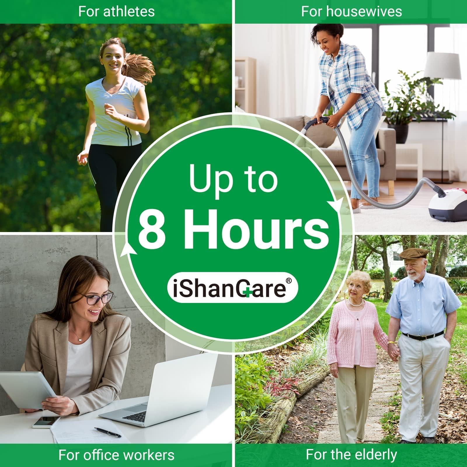 ishancare iShanCare Shoulder Patches - 24 Count Warming Herbal Plaster Maximum Strength Heat Patches, 8 Hours Deep Heating Extra Strength Joint Patch of Shoulder, Knee, Back, Neck