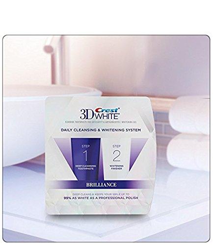 Procter & Gamble Health Care Crest 3D White Brilliance Daily Cleansing Toothpaste and Whitening Gel System