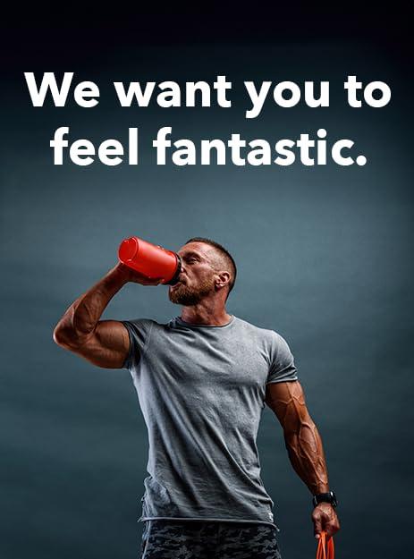 Fantastic Nutrition Whey Fantastic - Unflavored - 100% Natural Grass Fed Whey Protein Powder - Unique Blend of Isolate, Concentrate & Hydrolysate Provides 25g of Protein per Serving - 2.30lb-35 Servings