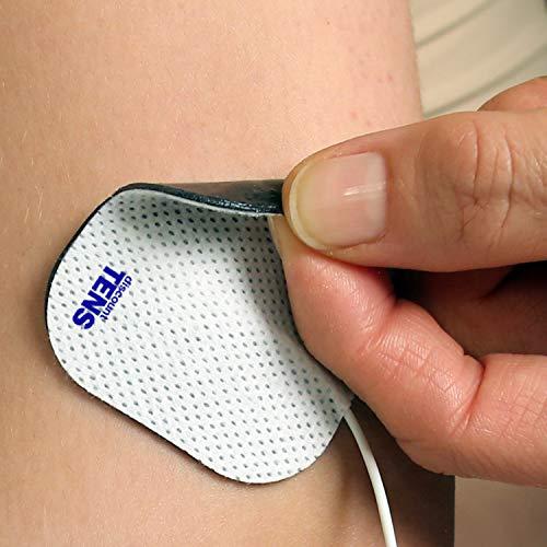 Discount TENS TENS Electrodes, Value Wired Replacement Pads for TENS Units, 8 TENS Unit Electrodes (2in x 4in, 8 Pack) Discount TENS Brand