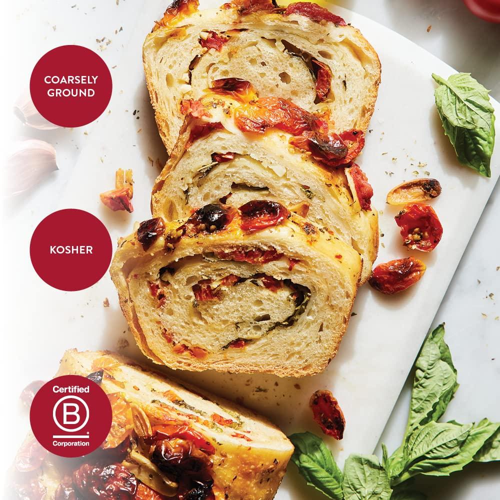 King Arthur King Arthur Premium Semolina Flour: Coarse Ground, High Protein Durum Wheat for Perfect Pasta, Pizza, and Bread Making - Kosher, 3 lbs Resealable Bag, USA-Grown Wheat, Versatile Baking Ingredient