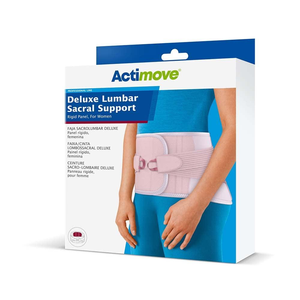 Actimove Actimove Professional Deluxe Lumbar Sacral Support Rigid Panel, For Women, Lavender, X-Large