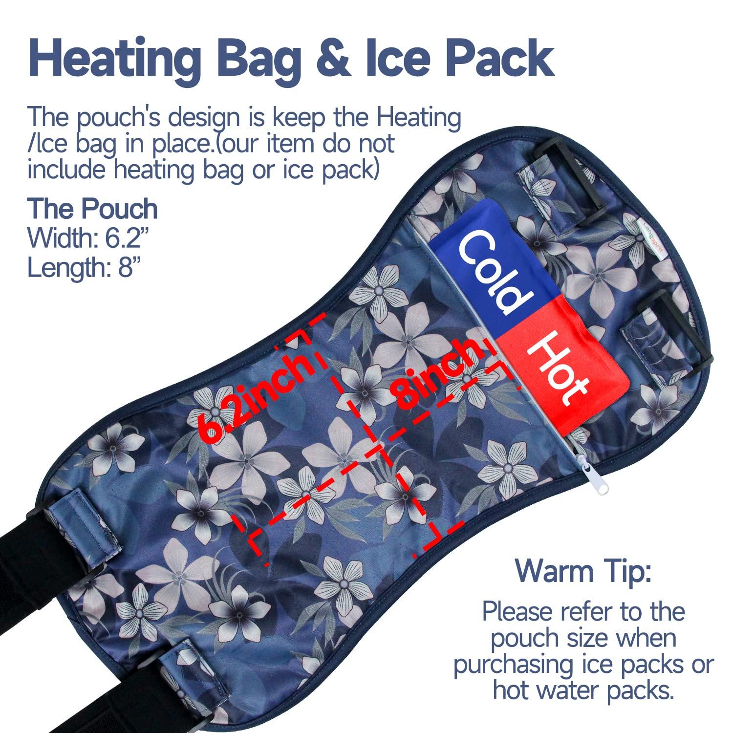 Langsprit Langsprit Castor Oil Pack Wrap,Organic Cotton Castor Oil Packs for Liver Detox,Reusable Castor Oil Pads Pack Compress for Stomach,Castor Oil Packs Body kit L