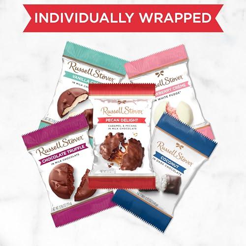 Russell Stover Russell Stover Milk Chocolate Pecan Delight - 0.6 oz (Pack of 36)