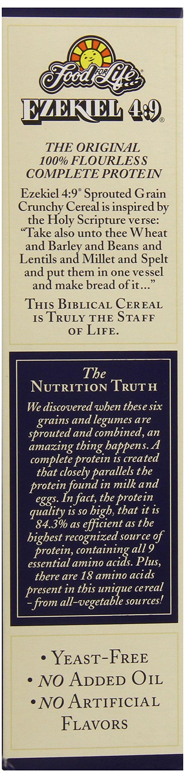 Food for Life Food For Life Ezekiel 4:9 Organic Sprouted Grain Cereal, Golden Flax, 16-Ounce Boxes (Pack of 6)