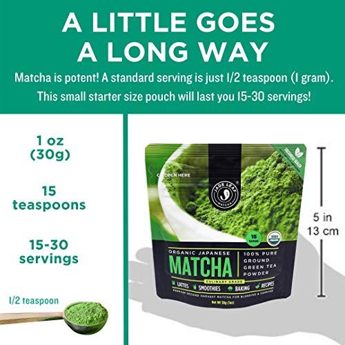 Jade Leaf Matcha Jade Leaf Culinary + Ceremonial Matcha Bundle - Organic Matcha Green Tea Powder Culinary Pouch (30g) and Ceremonial Tin (30g)