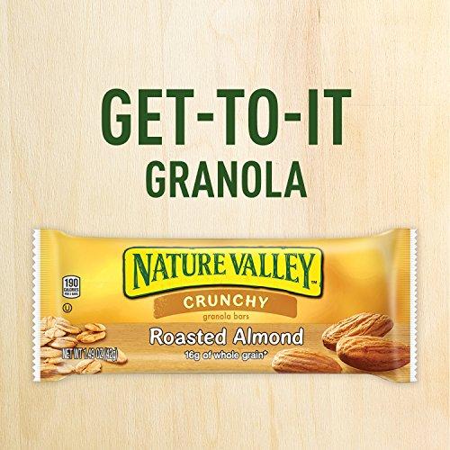 Nature Valley Nature Valley Crunchy Granola Bars, Roasted Almond, 1.49 oz, 6 ct, 12 bars (Pack of 12)