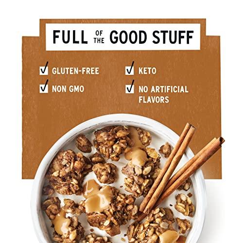 purely elizabeth. Purely Elizabeth, Cinnamon Peanut Butter, Keto Granola with MCT Oil, Grain-Free (3 Ct, 8oz Bags)