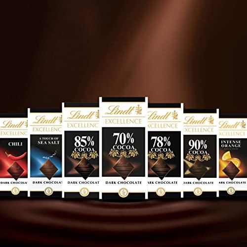 Lindt Lindt EXCELLENCE 90% Cocoa Dark Chocolate Candy Bar, Dark Chocolate, 3.5 oz. Bar