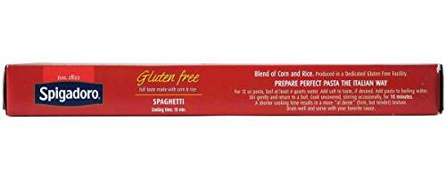 Spigadoro Spigadoro Spaghetti Gluten-Free Italian Pasta | 340 Gram | 12 Ounce | Pack of 9