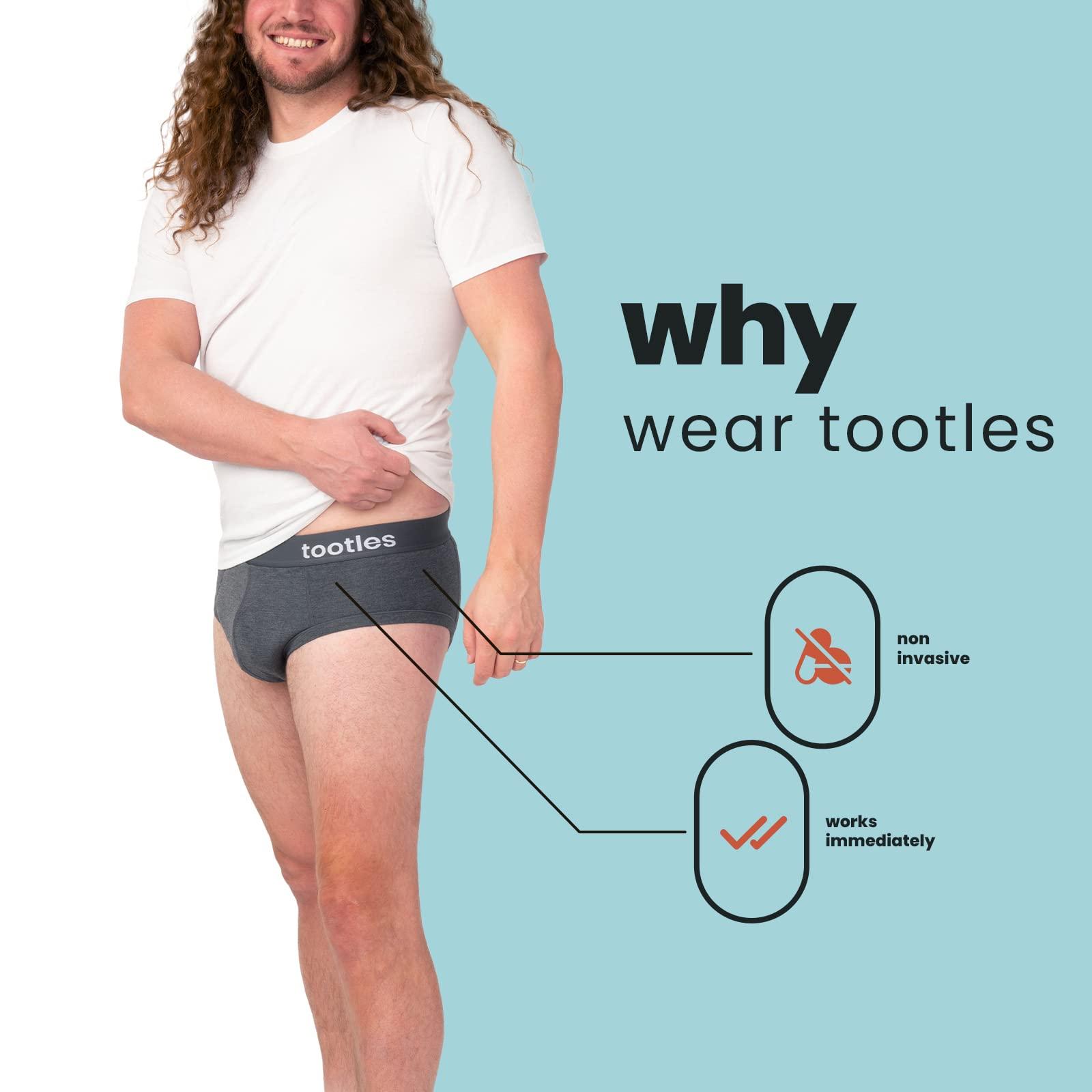 Stitches Medical Stitches Medical Fart Filtering Underwear Men\'s Briefs with Activated Charcoal Liners - Neutralizes Flatulence Odor