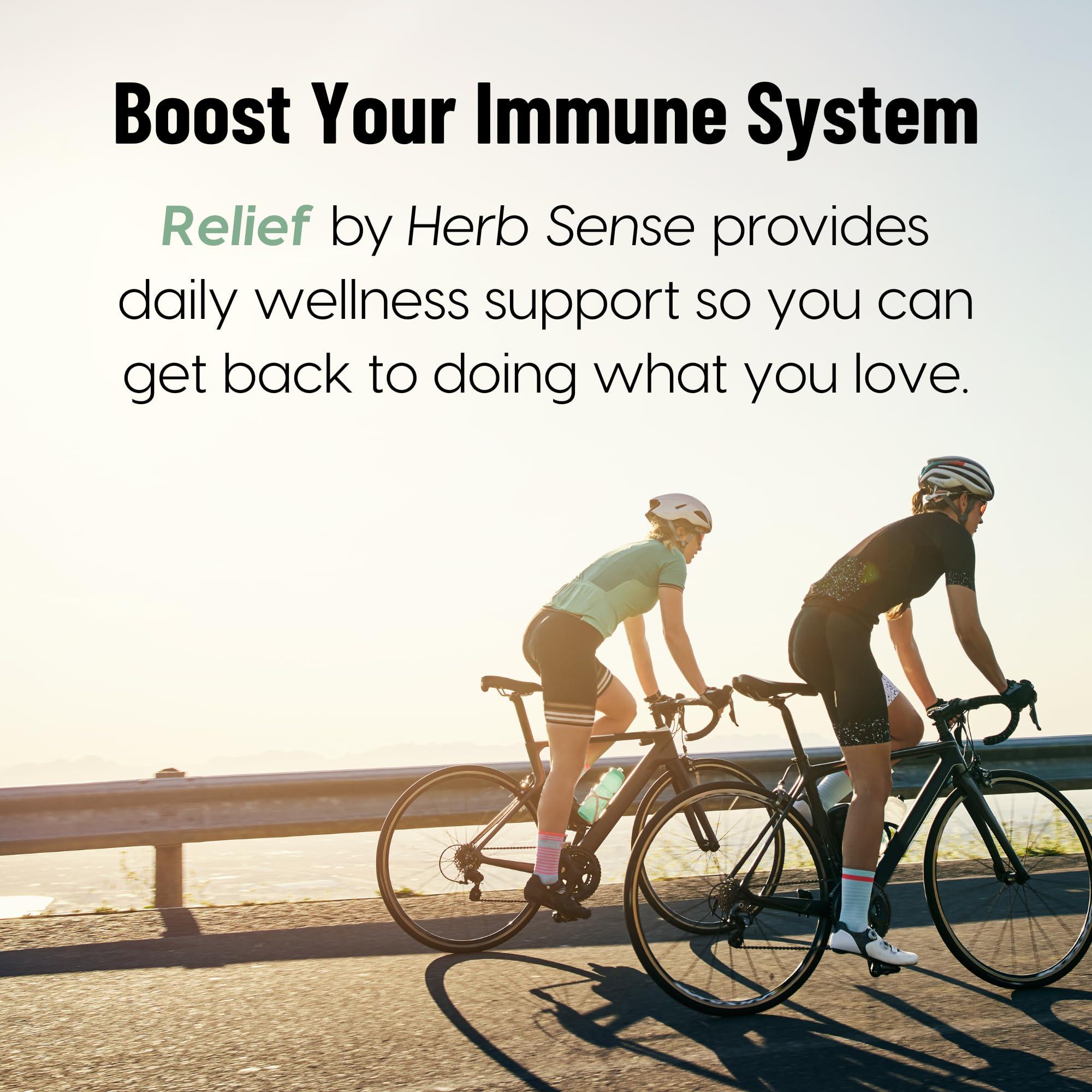 Herb Sense Herb Sense Allergy Inflammation Throat Spray, Fast Relief, Daily Protection, Drug-Free, Natural, Immune Boost, 1 oz, Gluten-Free, Non-GMO