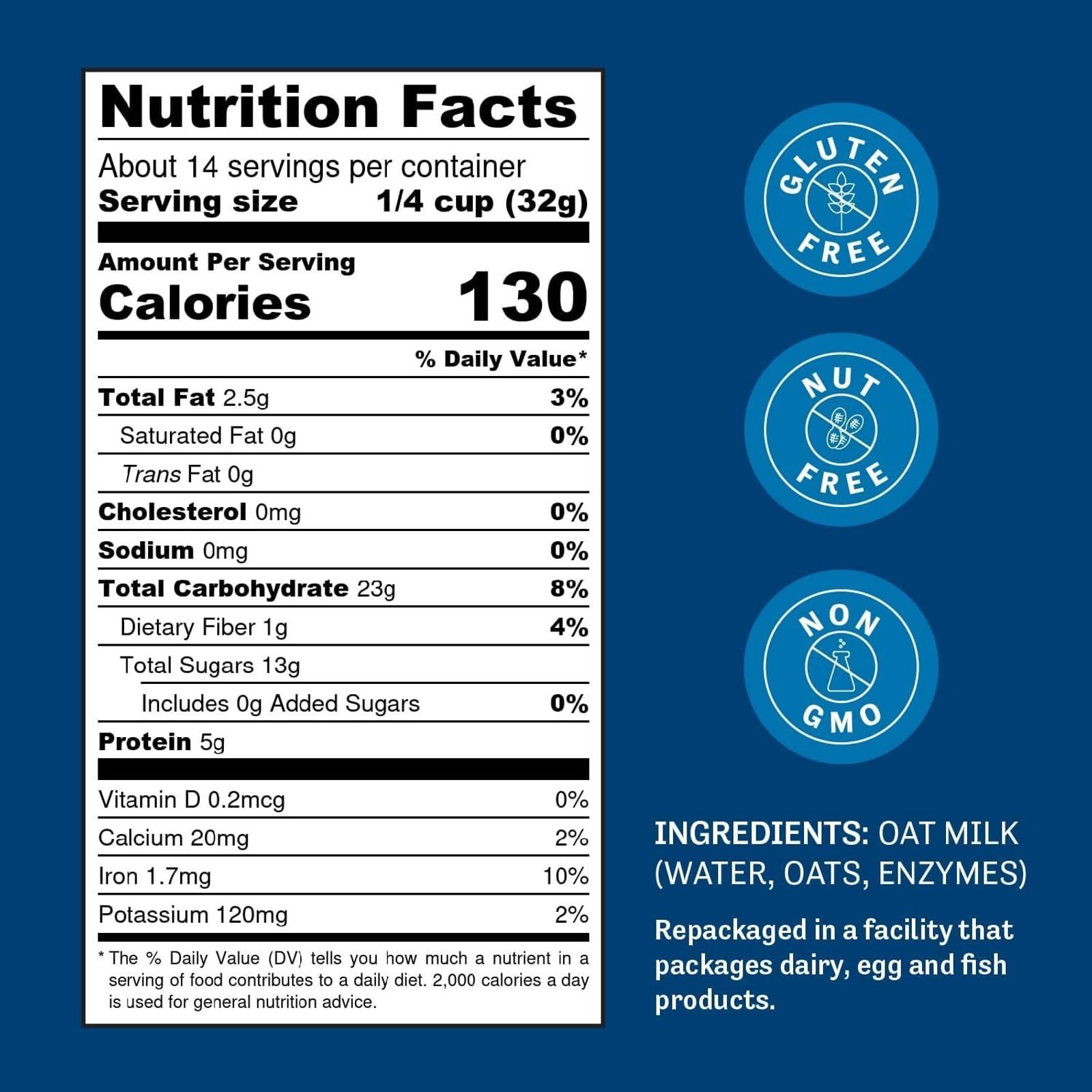 Judee's Gluten Free Judee’s Oat Milk Powder 1 lb - Vegan, Non-GMO, Soy-Free, Gluten-Free, and Nut-Free - Dairy Alternative - Use for Baking - Blends Well in Shakes and Smoothies - Add to Your Favorite Coffee and Drinks