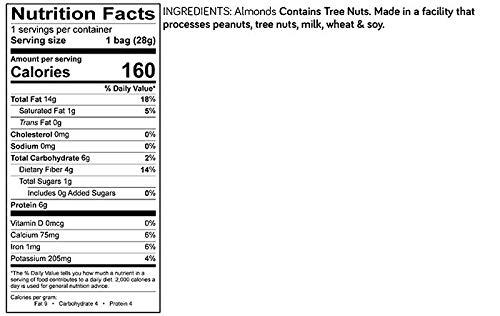 TGF TRULY GOOD FOODS Almonds trEAT4u, 1oz, 120-count