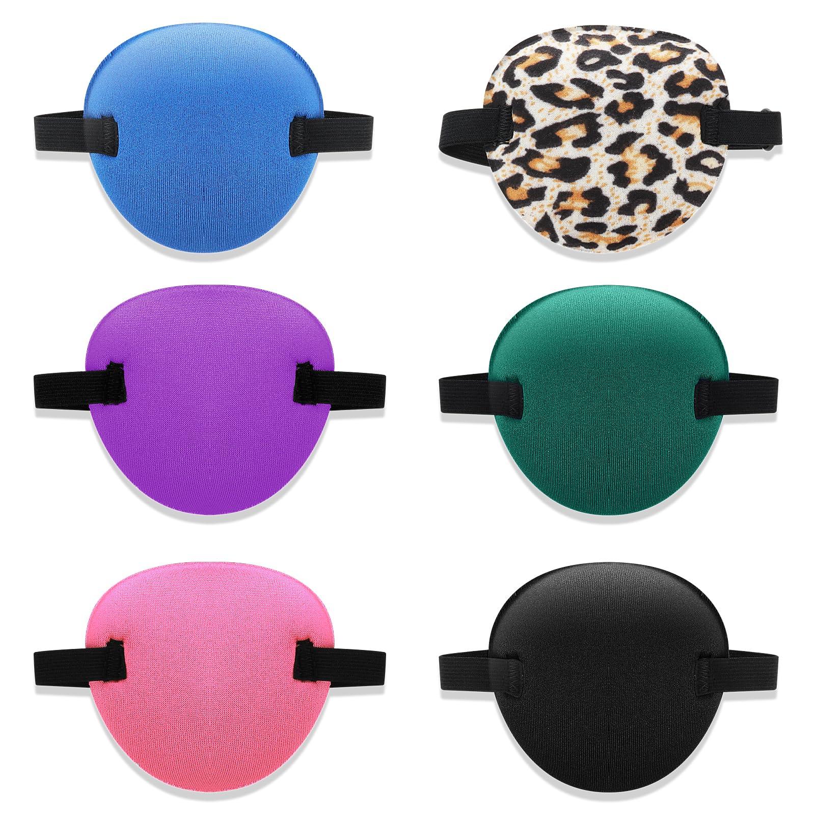 Abeillo 6Pcs Eye Patches, Adjustable Soft Medical Eye Patch for Adults and Kids, Medical Eyepatch for Lazy Eye Amblyopia Strabismus or After Surgery