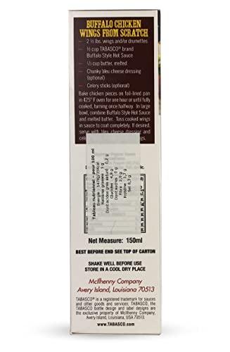 Tobasco Brand Hot Pepper Sauce Tabasco Brand Hot Pepper Sauce - Buffalo Wing Style 5 Oz