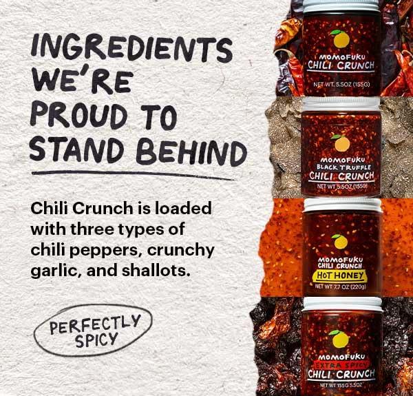 MOMOFUKU Momofuku Chili Crunch Variety Pack by David Chang, 3 Pack (5.3 Ounces Each), Chili Oil with Crunchy Garlic and Shallots, Spicy Chili Crisp Sauce or Ramen Topping