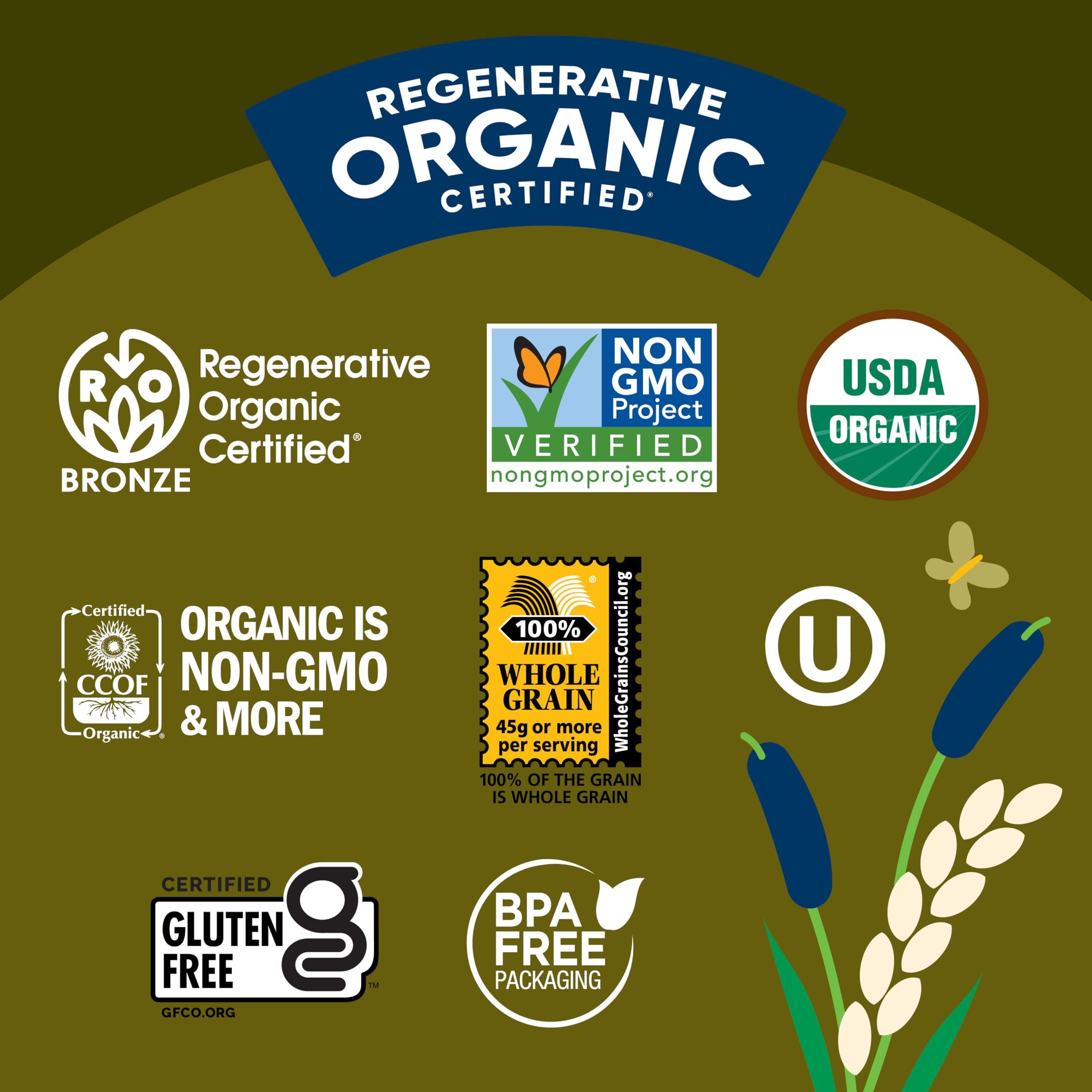 Lundberg Lundberg Brown Rice, Regenerative Organic Certified, 2-Pack Non-Sticky, Aromatic Long Grain Rice, Responsibly Grown in California, 32 Oz Ea