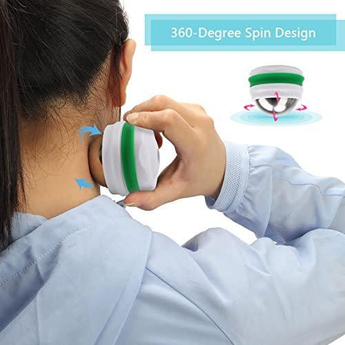 AHIER AHIER Cold Massage Roller Ball, Cold Therapy Relief, Free Rolling Removable Gel Ball Deep Tissue Massage Pain Relief, Great Tool for Back/Neck Pain, Muscles Recovery and Inflammation