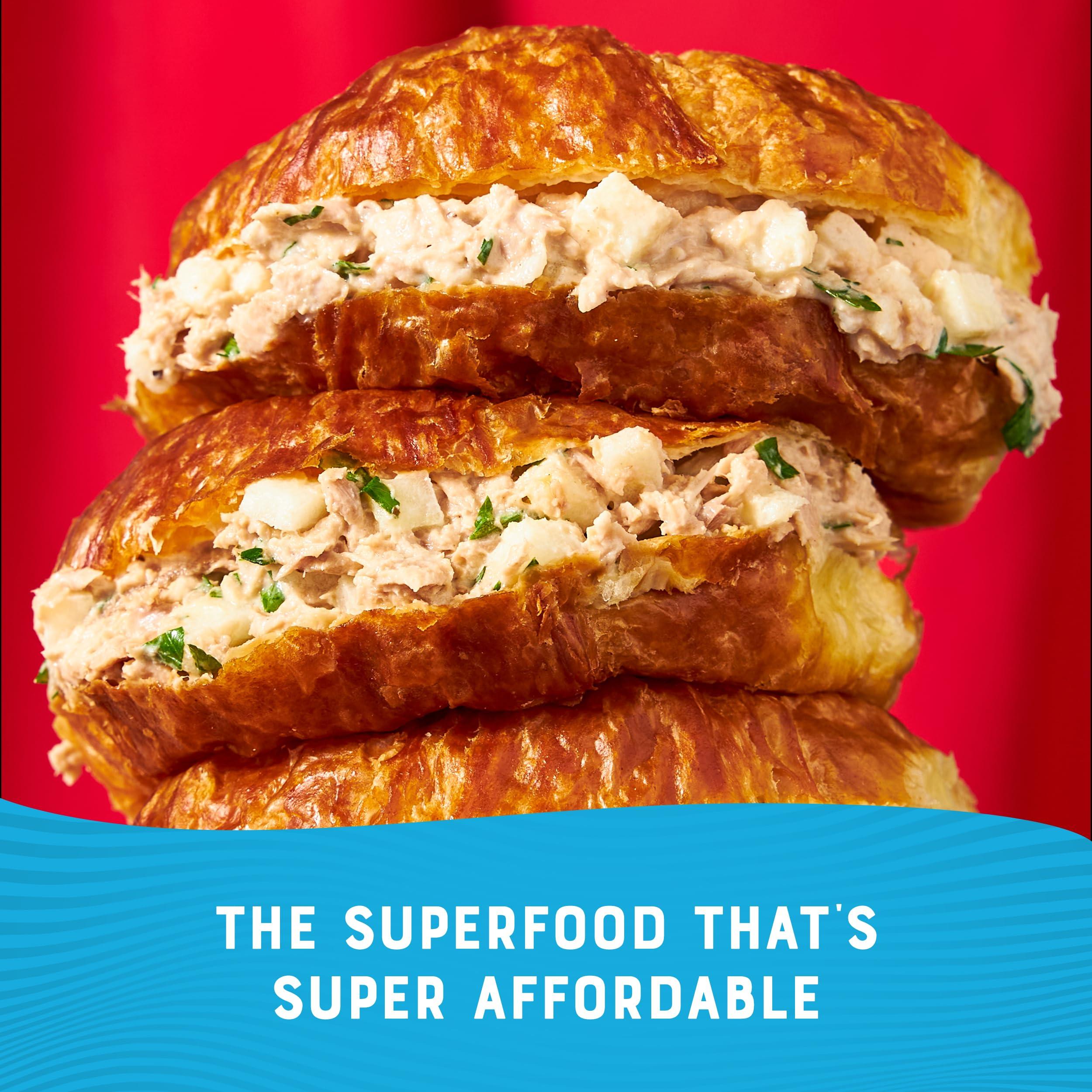 Bumble Bee Bumble Bee Chunk White Albacore Tuna in Water, 12 oz Can (Pack of 12) - Wild Caught Tuna - 18g Protein per Serving, High in Omega-3s - Non-GMO Project Verified, Gluten Free, Kosher