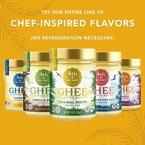 4th & Heart 4th & Heart Original Ghee Original Grass Fed Ghee Butter by , (2 x 16oz Jars), Keto, Pasture Raised, Non-GMO, Lactose and Casein Free, Certified Paleo, 32 Ounce (Pack of 2)