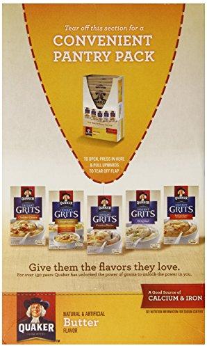 Quaker Oats Quaker Instant Grits, Butter, 12 Ounce
