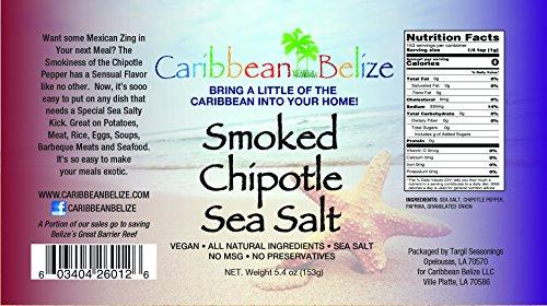 Caribbean Belize Smoked Chipotle Sea Salt