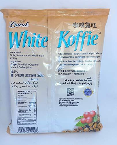 Kopi Luwak Kopi Luwak White Koffie Original (3in1) 18-ct, 360 Gram (Pack of 2)