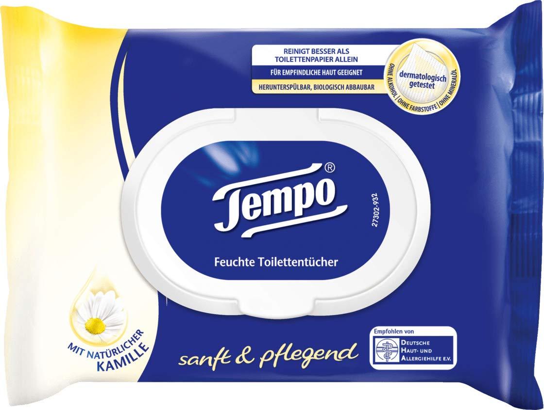 Tempo / Essity Germany GmbH Tempo Moist Toilet Paper - Gentle & Nourishing Chamomile, 2 x 42 towels