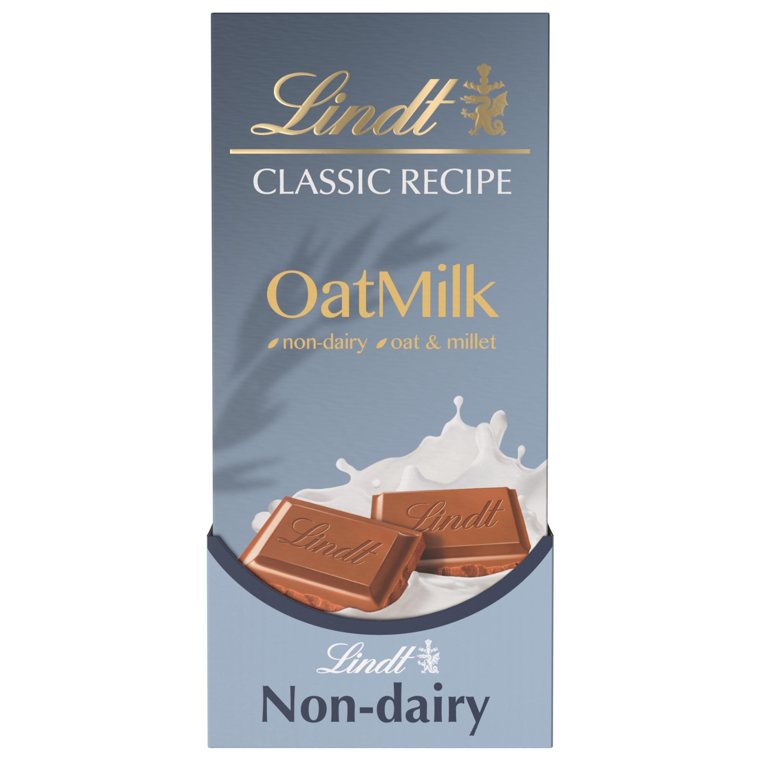 Lindt Lindt CLASSIC RECIPE Non-Dairy OatMilk Chocolate Candy Bar, Chocolate Candy for the Holidays, 10 Pack, 3.5 oz.