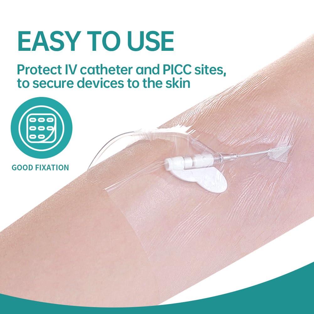 Dimora Dimora Transparent Film Wound Dressing 6x8 inch 20 Packs + Dimora Hydrocolloid Wound Dressing, 10 Pack Ultra Thin 4\" x 4\"