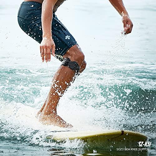 SOZO SOZO Boa Micro Adjustable Knee Brace/Support/Bandage for Knee Injury, Pain, Meniscus Tear, ACL and Arthritis. Knee Support Brace with Patella Gel Pad (Medium)