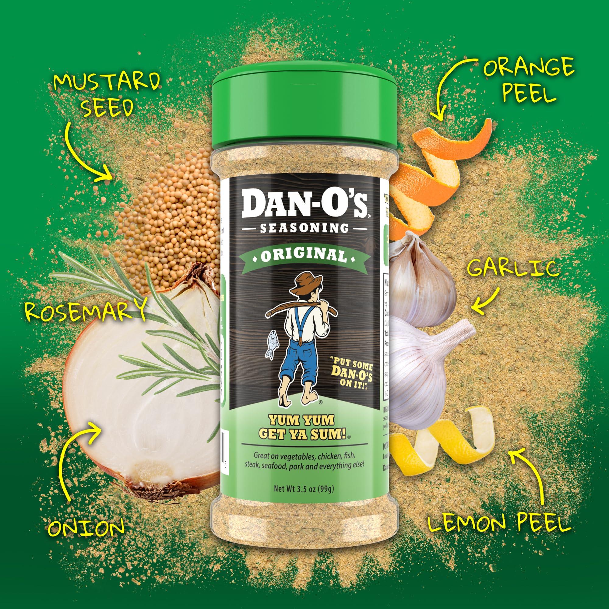Dan-O\'s Dan-O\'s Seasoning - Small 5 Bottle Combo | Original, Spicy, Chipotle, Crunchy & Cheesoning | 5 Pack