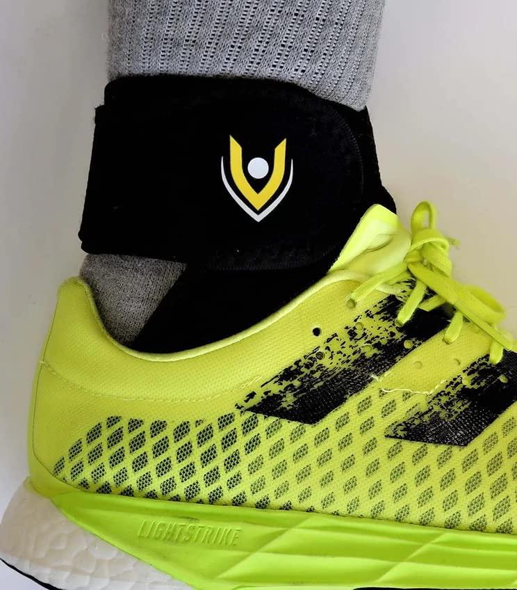 VKTRY VKTRY Performance Insoles - Silver VKs- Carbon Fiber Shock Absorbing Sport Shoe Insoles for Amateur Running, Basketball, Athletics US: Men 10-10.5, Women 12-12.5 and Booster Strap Accessory Large