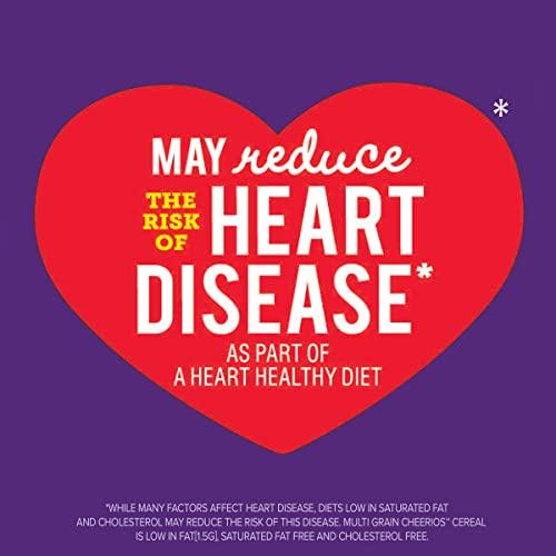 Cheerios Multi Grain Cheerios Heart Healthy Cereal, 12 OZ Large Size Cereal Box