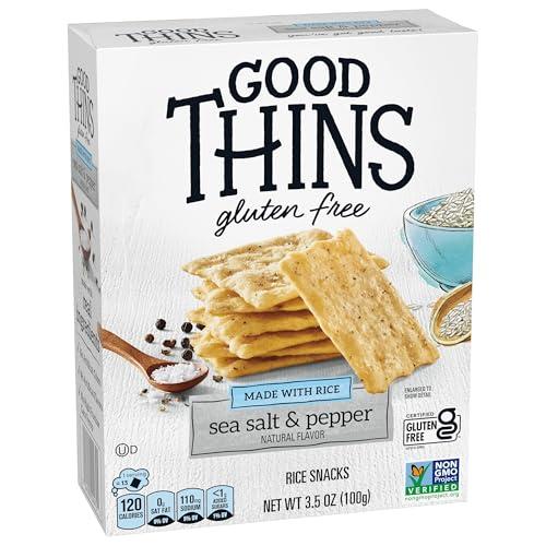 Good Thins Good Thins Sea Salt & Pepper Rice Snacks Gluten Free Crackers, 3.5 oz