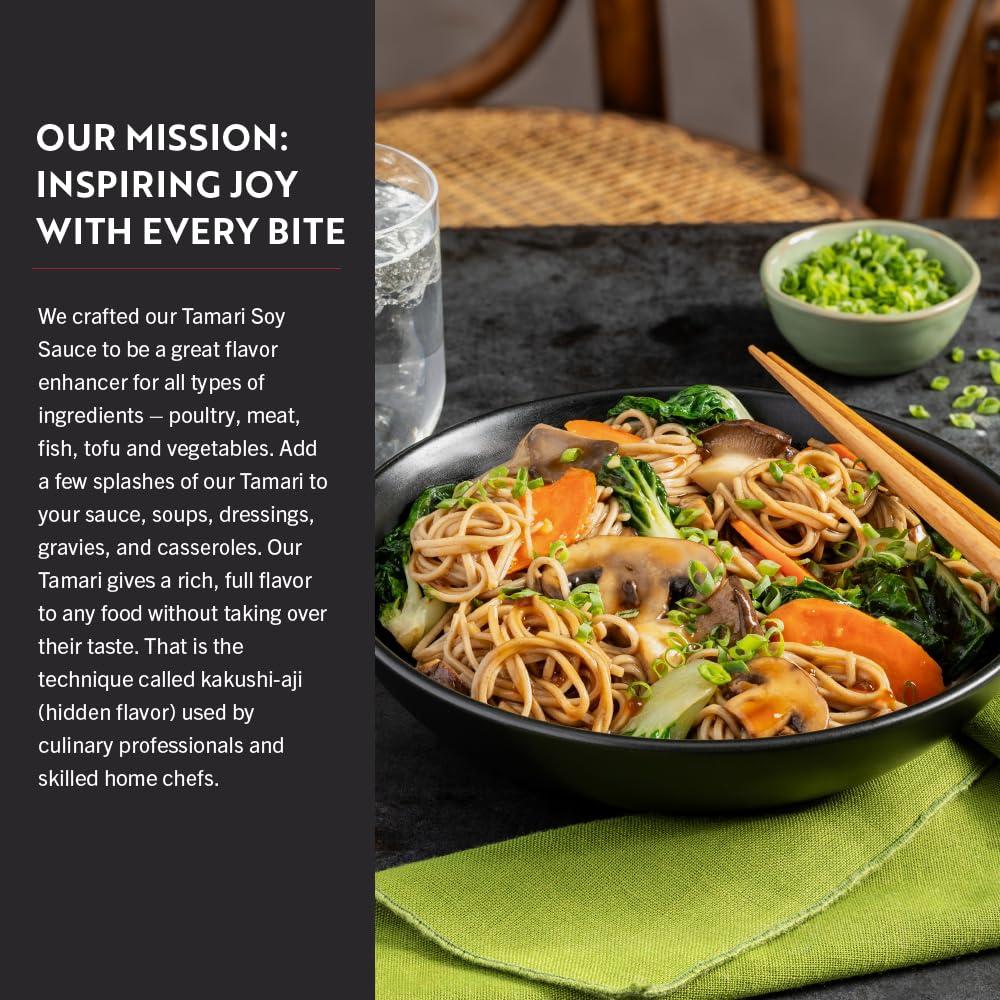 San-J San-J - No Soy Tamari - Specially Brewed Soy Sauce Alternative - 10 oz. Bottle