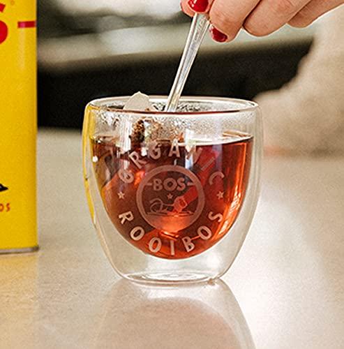 BOS BOS Rooibos Tea Bags | 100 Bags | Organic, Caffeine Free, Naturally Sweet, Antioxidant-Rich, Herbal, Red Rooibos Tea | From South Africa