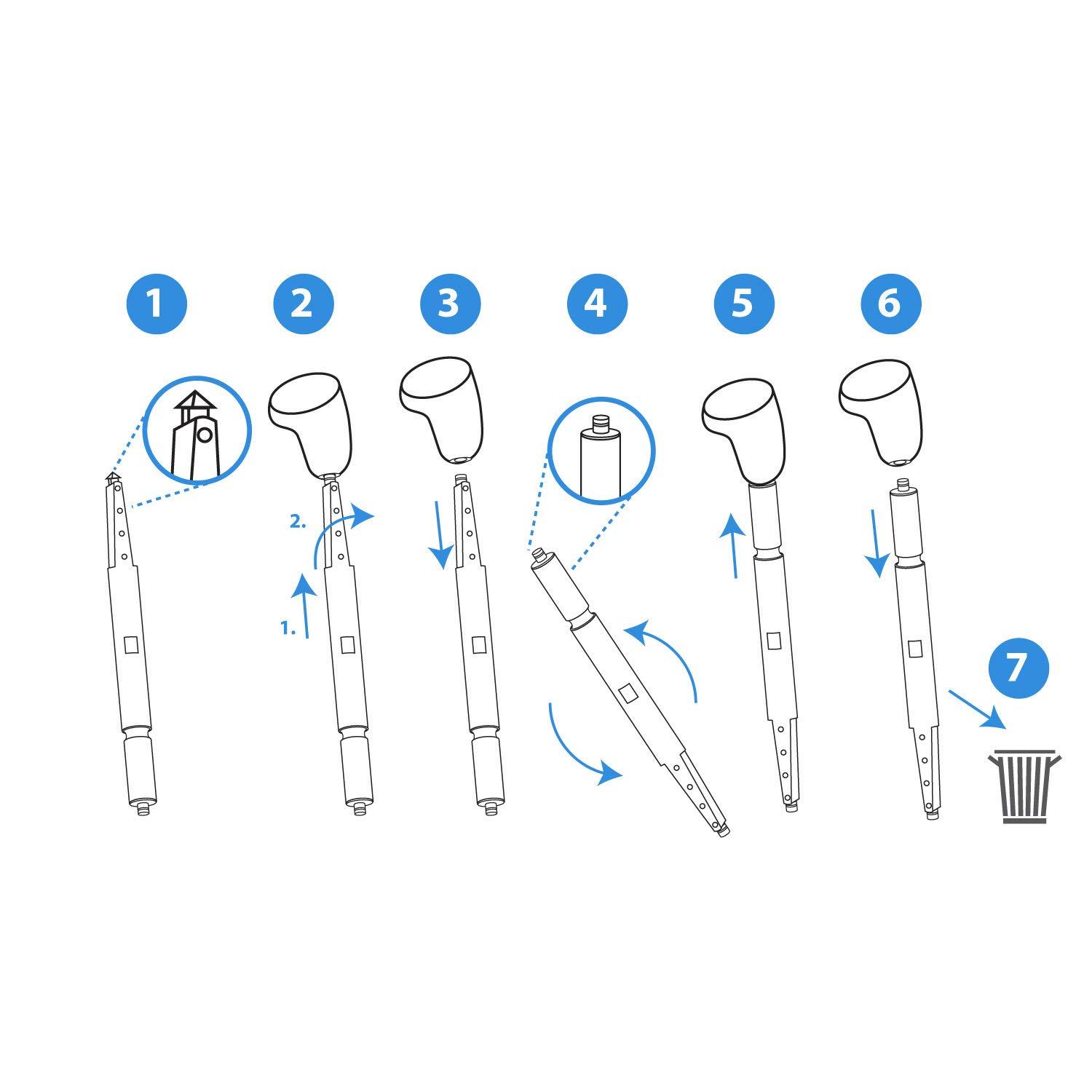 JB WHITE JB White 8 Wax Filters for Hearing Aids compatible with Phonak Cerustop Wax Guards | Widex Nanocare | Oticon ProWax MiniFit | Siemens Signia 3.0 | Resound | Hearing Aid Replacement Filter (8pcs 1.3mm)