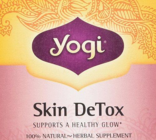 Yogi Yogi Herbal Tea, Skin Detox 16 Count (Pack of 3)