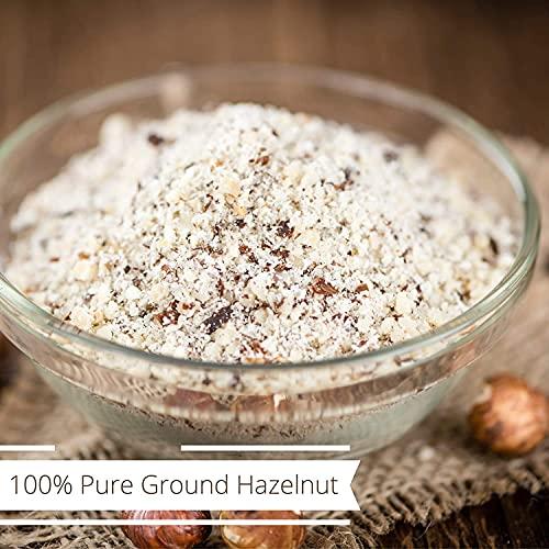 It's Delish Gourmet Ground Hazelnuts by Its Delish – 2 LBS Bulk Bag – Natural Pure Hazelnut Meal– Protein-Packed Healthy Cooking, Baking, Flavoring & Recipe Décor