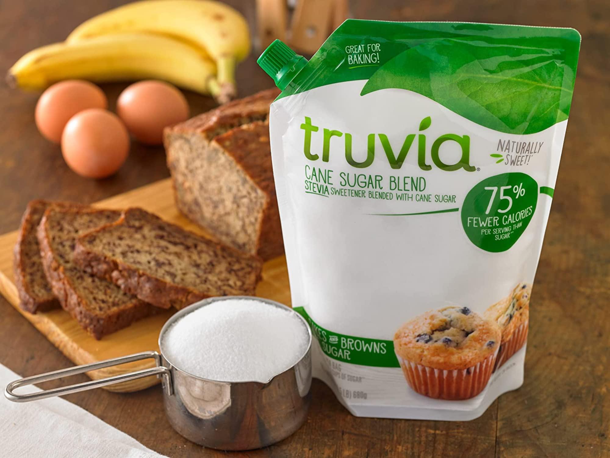 Truvia Truvia Sweetener Baking Blend, Now Called \"Cane Sugar Blend\" 2 Pack, 1.5 LBS each